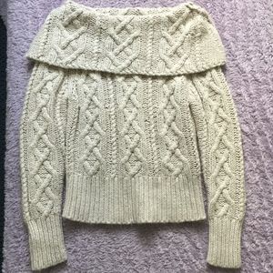 NWOT Anthropology Kenji Hand-knit Cowl Sweater